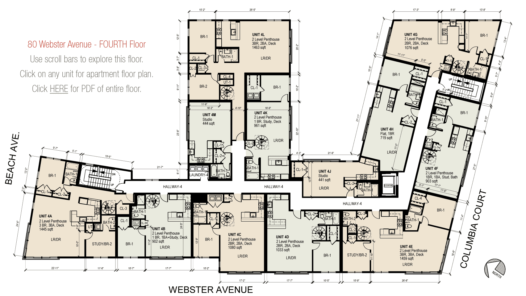 Fourth Floor Plan